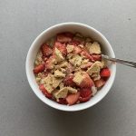 strawberry cheesecake oats