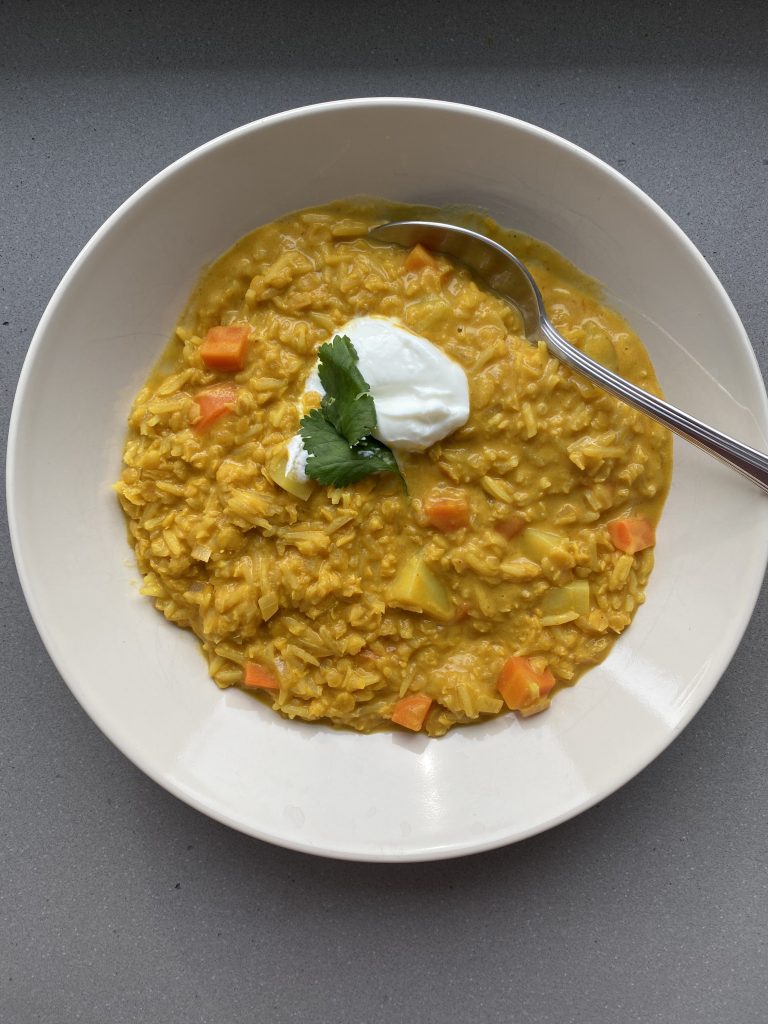 healthy carrot and lentil soup recipe
