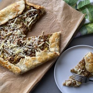 caramelized onion and cheese galette recipe