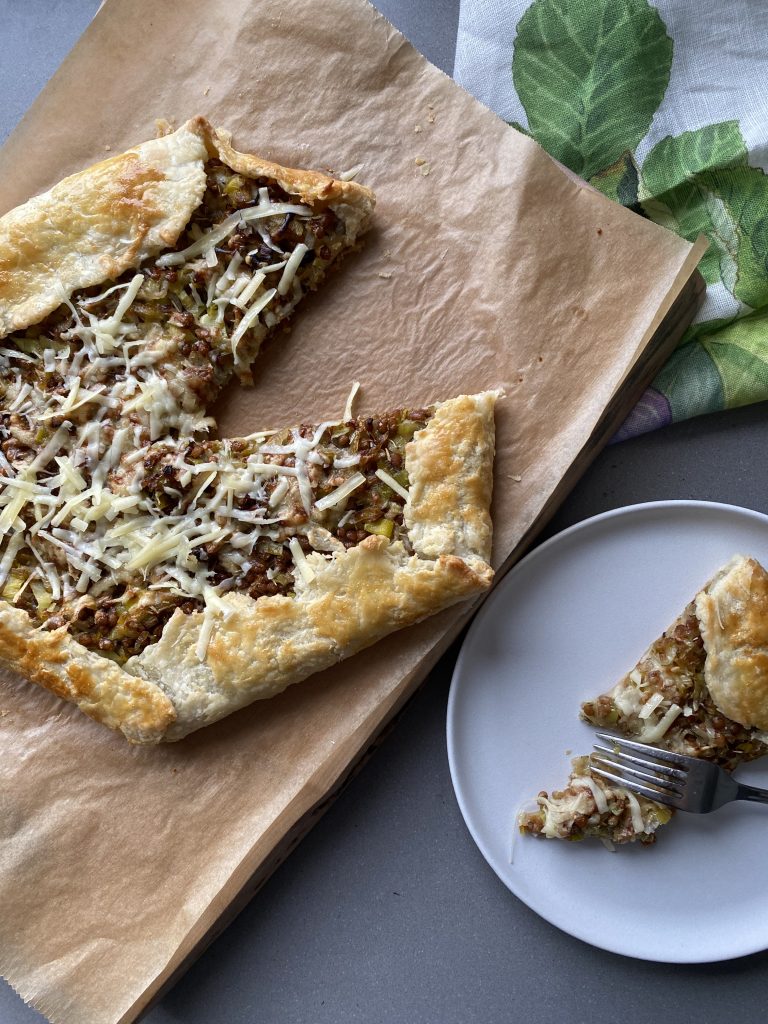 caramelized onion and cheese galette recipe