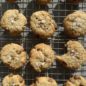 gluten free miso tahini cookies