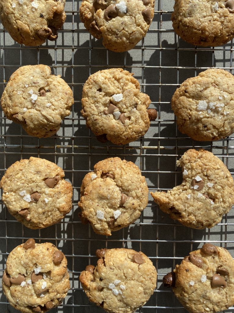 gluten free miso tahini cookies