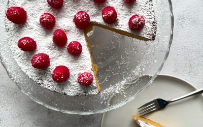 Almond Raspberry Cake