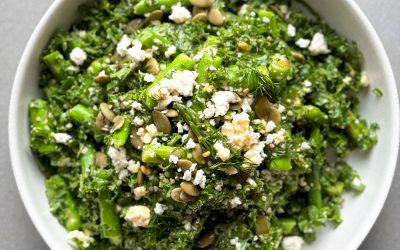 Asparagus Kale Salad