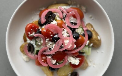 Greek Loaded Potato Bowls