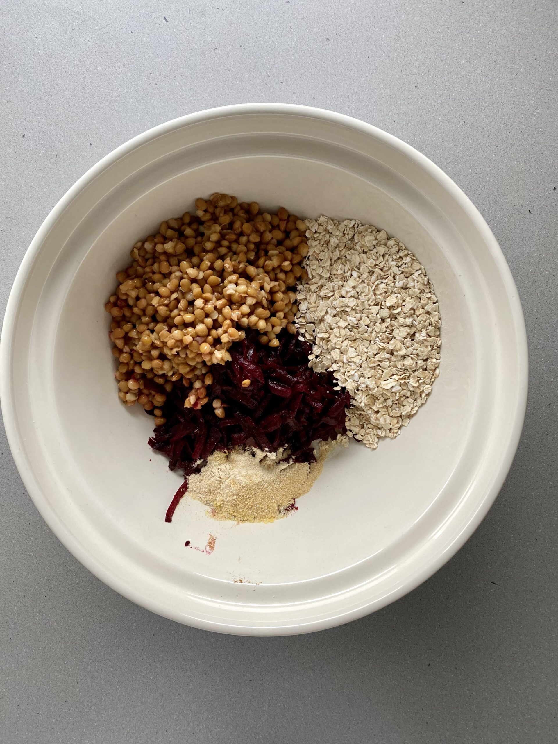 ingredients and spices in a bowl.