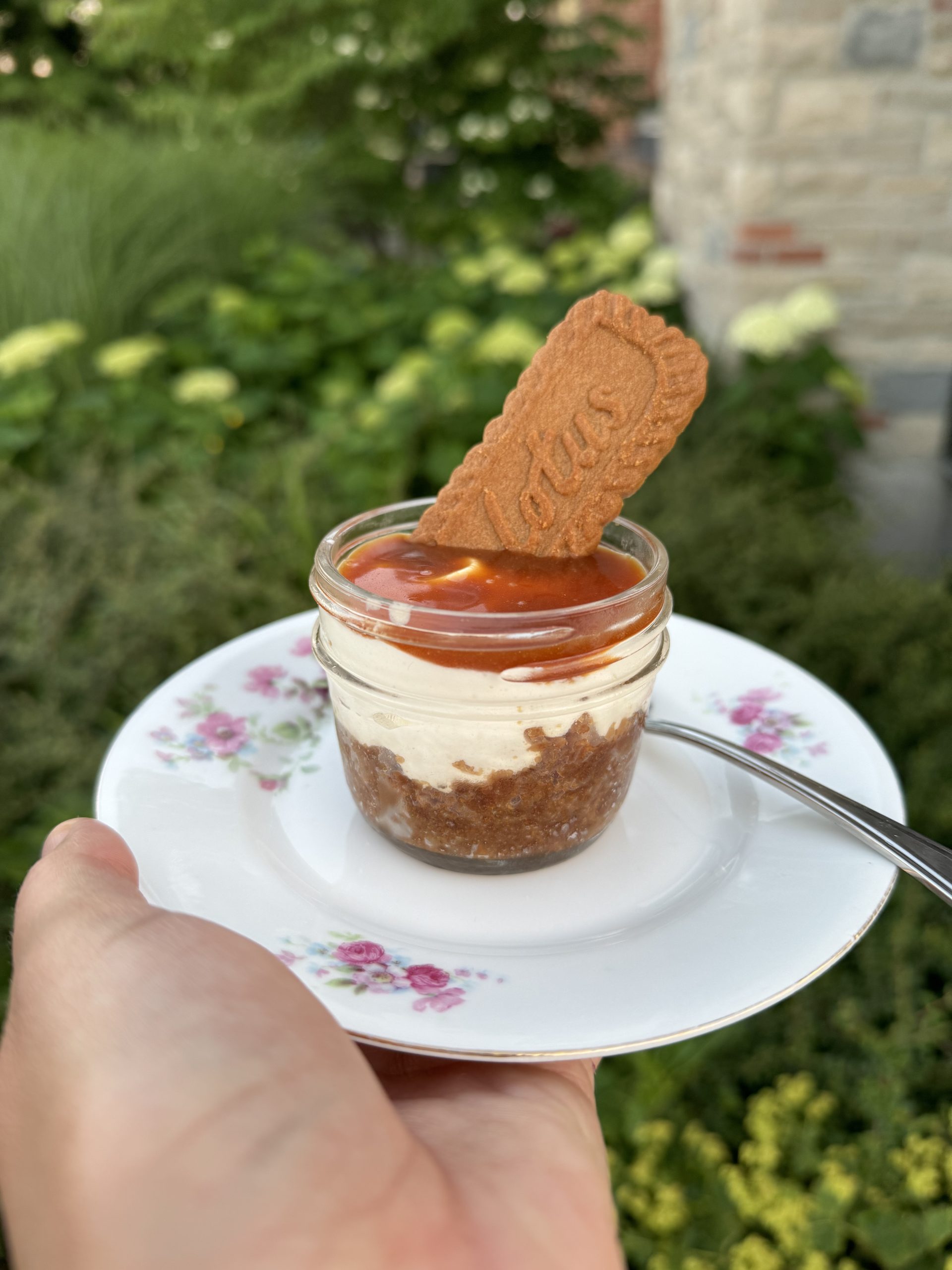 IMG_0059 biscoff cheesecake cups in mini mason jar