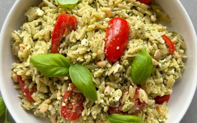 Pesto Orzo Salad