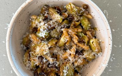 Maple Miso Brussel Sprouts