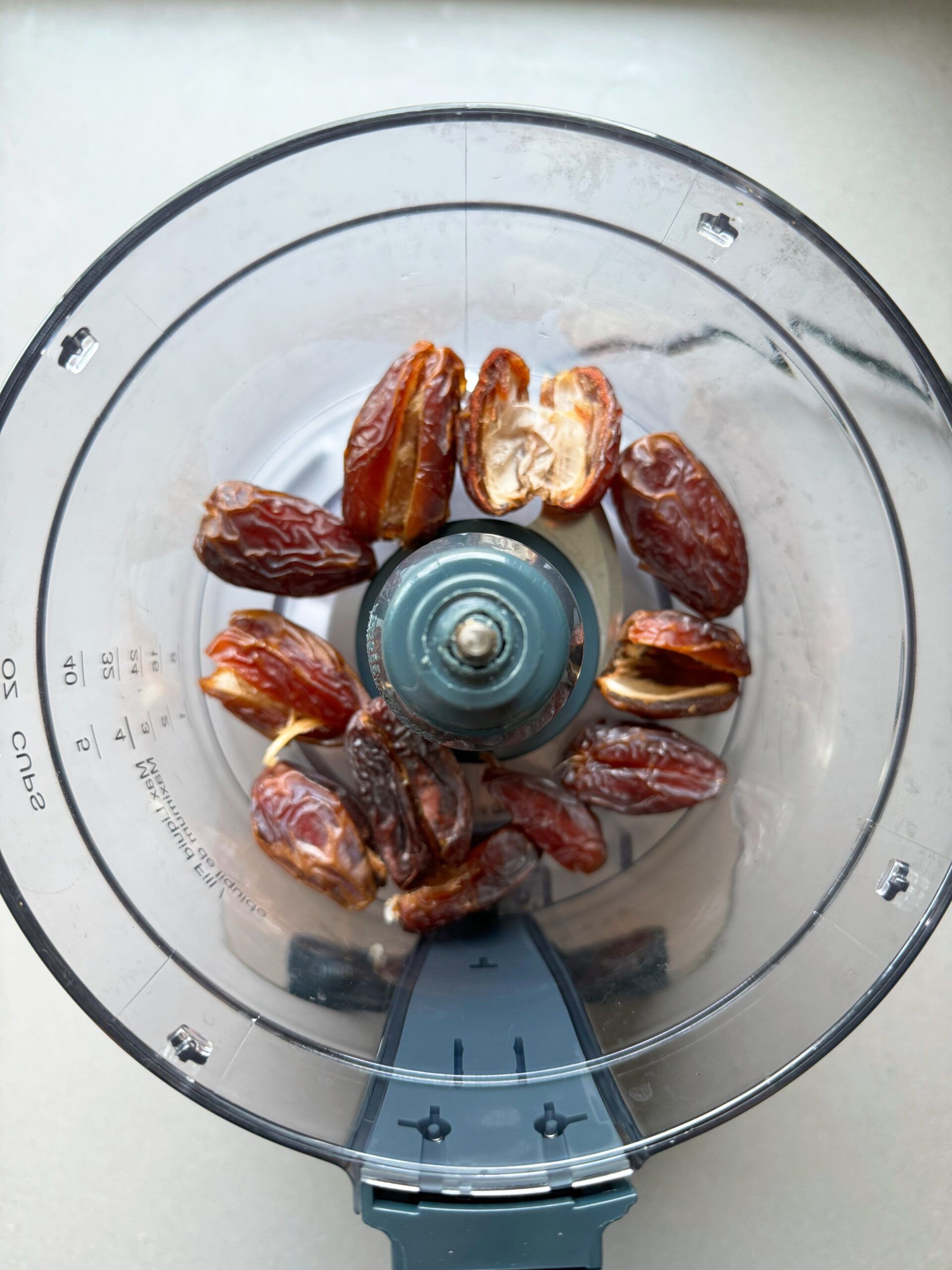 dates in a food processor.