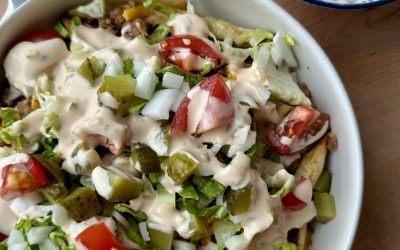 Vegetarian Big Mac Loaded Fries